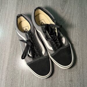 Vans Black and Gray Sneakers